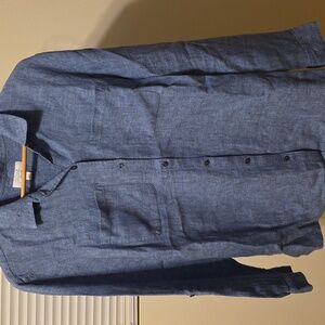 Charter Club Women's Light Blue Linen Jeans XXL (Jacqueline #9)